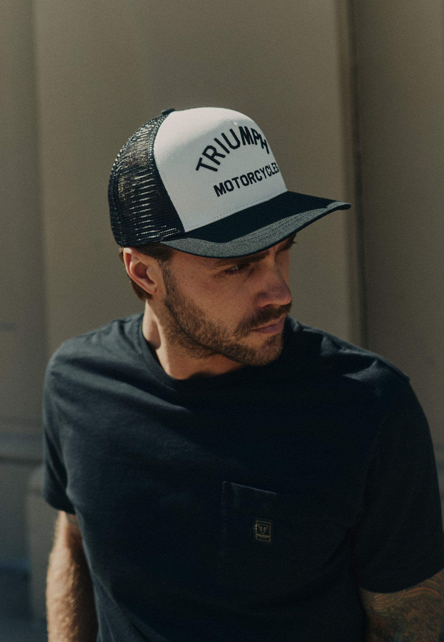 Coast Trucker Cap in Khaki Casual Clothing
